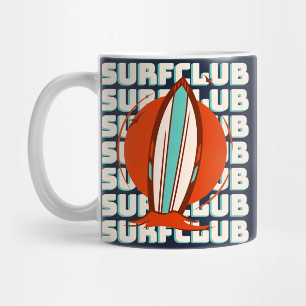 Surfclubbing - Summer Beach Vacation Surf Club by vystudio